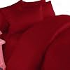 300TC Egyptian Cotton QUEEN RED SOLID SHEET SET BY MARRIKAS