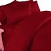 300TC Egyptian Cotton FULL QUEEN RED SOLID DUVET COVER SET BY MARRIKAS