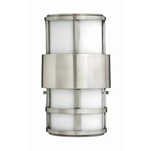 Hinkley Lighting 1908OI Exterior Pocket Sconce - Saturn Olde Iron Contemporary Outdoor... by 