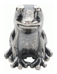 Sterling Silver Frog Bead