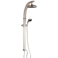 Nancy Duschs�ule Duschpaneel Regenbrause Aluminium