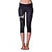 Teeki Deer Medicine Charcoal Goddess Capri Leggings