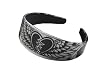 Rock Rebel Accessory TRUST NO ONE Headbands - Silver