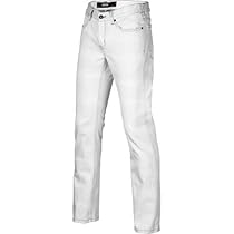 Hot Sale KR3W K Slim Men's Denim Casual Pants - White Tie Dye / Size 36