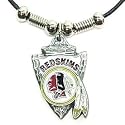 Washington Redskins Leather Necklace w/Beads & Pewter Pendant - NFL Football Fan Shop Sports Team Merchandise