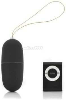 20 Speed Wireless Remote Control Vibrator Egg Body Personal Massager Sex Toy (Black)