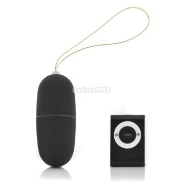 20 Speed Wireless Remote Control Vibrator Egg Body Personal Massager Sex Toy (Black)