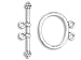 Heavy Two-Strand Toggle Clasp