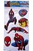Marvel Spiderman Sticker Appliques - 1 sheet 6 wall appliques