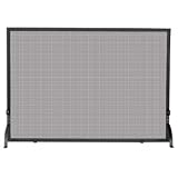 Single Panel Olde World Iron Fireplace Screen, Small
