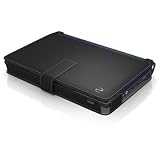 Eccessories Leather Folio for Asus 8.9 EeePC 900 - Black (LTR900BK)