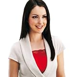Ladies Modesty Panels 3 Pack (Red, Blue & Lilac), Fashion Clevage Cover - (Laced Simply Clip on to Your Bra Straps) - Gift Sets