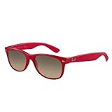 Ray-Ban New Wayfarer- RB2132 Sunglasses Fuschia\Crystal Grey Gradient