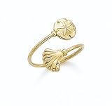 14K Byps Shell/SndDlr Toe Ring - GH24223