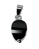 Oval Black Onyx Stone Pendant