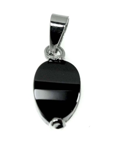 Click here to buy Oval Black Onyx Stone Pendant.