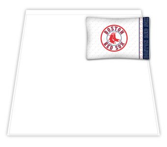 Sports Coverage MLB Boston Red Sox Sheet Set Queen