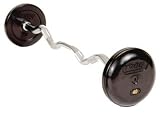 Troy Pro Style Rubber Encased Curl Bars 25 - 115 LB Set