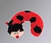 Kids plush stuffed animal neck pillow - lady bug Kreative Kids