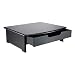 Rolodex 82430 Wood Tones Monitor Stand, 15W x 13D x 5H, Black