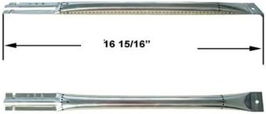 15641 COMPATIBLE WITH CHARMGLOW, GRAND ISLE, CHARBROIL, COSTCO (KIRKLAND) REPLACEMENT STAINLESS STEEL BURNER