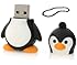 SUNWORLD Happy Antarctica Penguin Bird keychain Animal Collection 16GB 32gb 64gb USB Flash Drive - in Gift box (Penguin) (32gb)