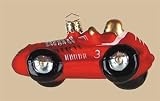 Race Car 4 1/2 Ornament - set of 6