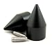KAWASAKI NINJA 250 500 ZX6 ZX7 ZX9 BLACK SPIKE BAR ENDS