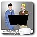Rich Diesslins Funny Religious Light Cartoons - Religious Light Velvet Last Supper Painting - Mouse Pads Image
