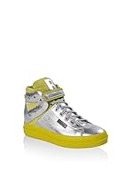 RUCO LINE Zapatillas abotinadas (Plata)