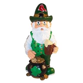 Boston Red Sox MLB St. Patricks Day Garden Gnome