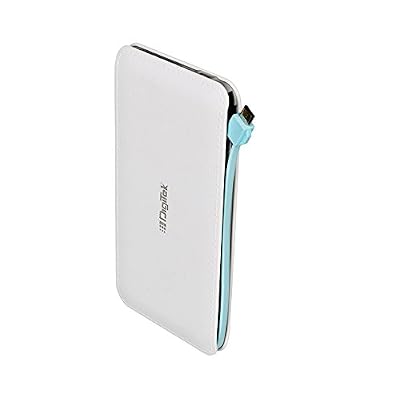 Digitek DIP6000 Li-po batteryPower Bank with lightning connector - White