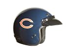 Brogies Bikewear Navy Blue Small NFL Chicago Bears Motorcycle Three Quarter Helmet