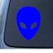 ALIEN - Roswell UFO - Car, Truck, Notebook, Vinyl Decal Sticker #1029 | Vinyl Color: Blue