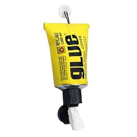 Glue Tube Tissue Roll Dispenser
