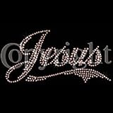 Jesus Rhinestone Adult T-Shirt
