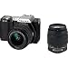 Pentax Imaging 15274 K01 Dig Cam 16MP 2 Lens-Blk