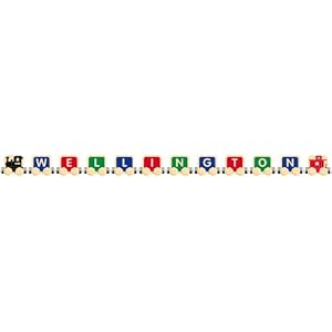 TimberToot 10 letter name with Engine and Caboose by 