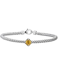 Sterling Silver Citrine Bracelet