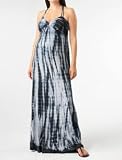 A Pea in the Pod: Spaghetti Strap Hardware Detail Maternity Maxi Dress