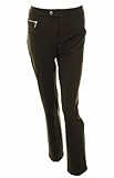 IMAGE OF Jones New York Stretch Flat Front Pants Bitter Chocolate 6