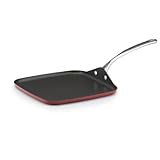 KitchenAid Gourmet Reserved Hard Base 11, Inch Square Griddle, Red