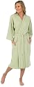 Canyon Rose Waffle Weave Unisex Spa Robe, XL, Sage