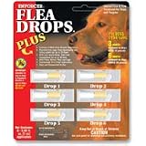 3 Pack of FDP-6 FLEA DROPS 6MOS DOG
