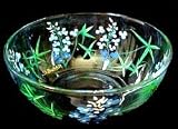 Texas Bluebonnets Design - Hand Painted - Serving Bowl - 11 inch diameter