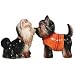 Westland Giftware Mwah Yorkshire Terriers Salt and Peppers Shakers