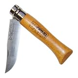 Opinel 402 Traditionnel Couteau Fermant N�8 en Carbone
