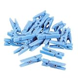 48 pc Baby Shower Clothespin Game ~ Blue