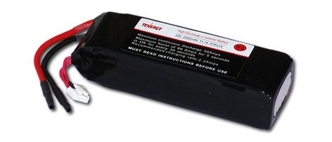31dCzOp1mXL Tenergy 11.1 Volt 2200mAh 25C Li Poly Lipo Battery Pack for Trex and other RC Helicopters