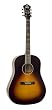 Recording King Century Jubilee Series Slope Shoulder Guitar (Mahogany, Sunburst Finish)